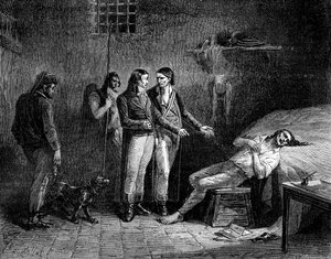 La muerte del Marqués de Condorcet, 1794 1882-1884 de Unbekannt