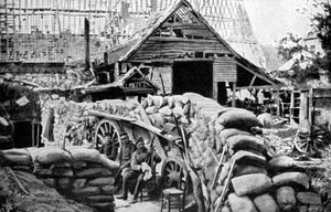 Las defensas de Carency, Francia, 1915 de Unbekannt