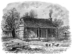El primer hogar de Abraham Lincoln, Gentryville, Indiana