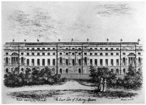 El lado este de Fitzroy Square, Londres, 1807 1907 de Unbekannt