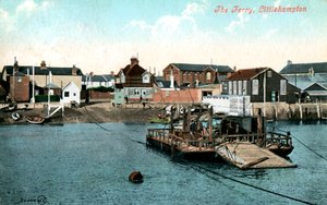 El ferry en Littlehampton, West Sussex de Unbekannt
