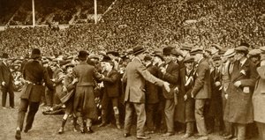 La primera final de la FA Cup se celebra en el nuevo estadio de Wembley en Londres, 28 de abril de 1923 de Unbekannt
