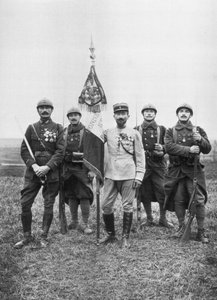 La bandera del Regimiento de Marcha, de la Legión Extranjera Francesa, c1914-1918 de Unbekannt