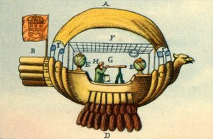 El barco volador de Bartolomeu de Gusmao, c1709 1932 de Unbekannt