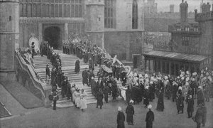 El funeral de la Reina Victoria, 1901 1909 de Unbekannt