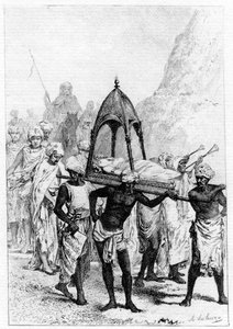 El funeral de la esposa de Simbad, siglo XIX