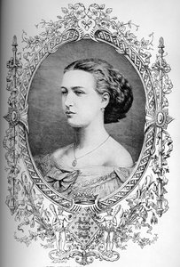 La futura Reina Alexandra en el momento de su matrimonio, c1863