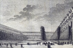 Los jardines del Palais Royal en París de Unbekannt