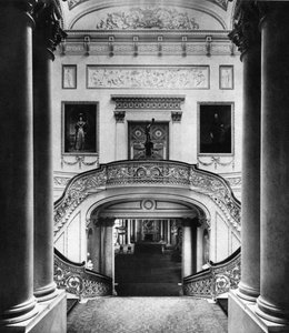 La gran escalera en el Palacio de Buckingham, Londres, 1935 de Unbekannt