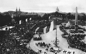 El gran desfile de la victoria, París, Francia, 14 de julio de 1919 de Unbekannt