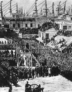 El ahorcamiento de Hetherington y Brace, San Francisco, 29 de julio de 1856, 1954 de Unbekannt