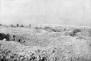 El paisaje de Mort-Homme, Verdún, Francia, Primera Guerra Mundial, 1917