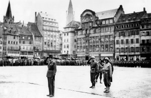 La liberación de Estrasburgo, Francia, noviembre de 1944