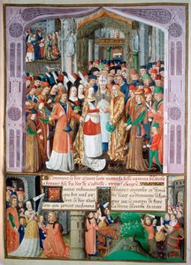 El matrimonio de Blanca y Fernando, 1269, siglo XV de Unbekannt