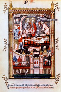El martirio de San Denis, 1317 de Unbekannt