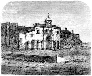El mausoleo de Colón, Santo Domingo, 1873 de Unbekannt
