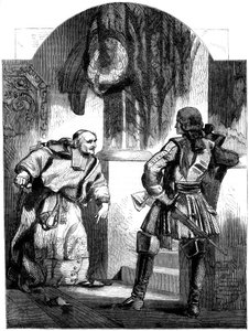 El encuentro entre el Cardenal Giulio Alberoni y el Coronel Stanhope, siglo XVIII siglo XIX de Unbekannt