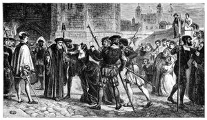 El encuentro de Sir Thomas More y su hija, Margaret de Unbekannt