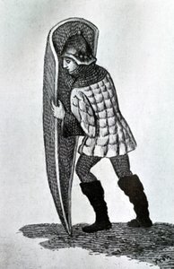 El pourpoint militar, siglo XV, 1910