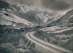 El camino de montaña Grotli - Stryn, 1914