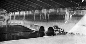 La desembocadura del Holebourne, donde encuentra el Támesis como el Fleet Ditch, Londres, 1926-1927 de Unbekannt