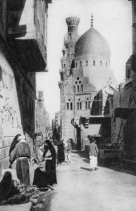 El barrio nativo, El Cairo, Egipto, c1920s