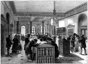 La nueva oficina de registro de testamentos, Somerset House, Londres