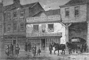La antigua Taberna Cock, 4 Tothill Street, Westminster, Londres, 1875-1878 de Unbekannt