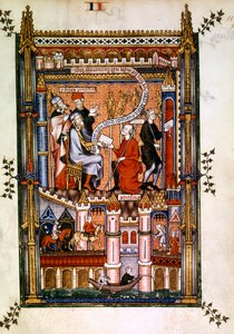 Los sacerdotes paganos de París envían su mensaje a Roma, 1317 de Unbekannt