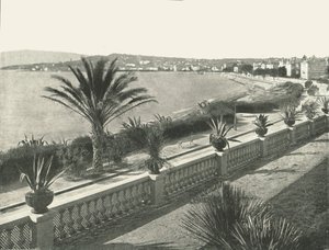 El panorama de La Croisette, Cannes, Francia, 1895 de Unbekannt