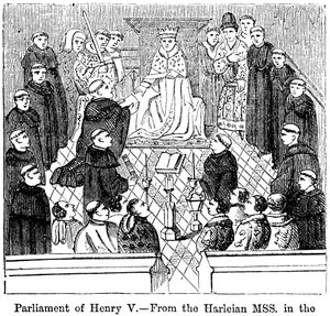 El parlamento del Rey Enrique V 1387-1422