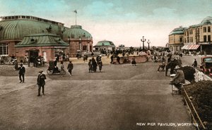 El pabellón en el muelle, Worthing, West Sussex, principios del siglo XX de Unbekannt