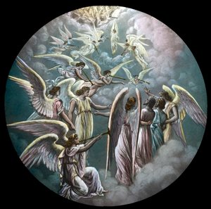 Los peregrinos ascienden al Cielo, c1910