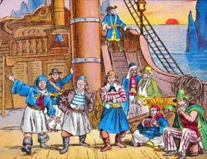 Los piratas en casa, c1905 de Unbekannt