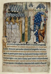 El envenenamiento del Rey Juan, siglo XIII de Unbekannt