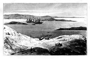 El puerto de Angra Pequena, Namibia, siglo XIX de Unbekannt
