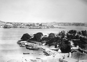 El muelle, Sídney, Nueva Gales del Sur, Australia, 1870-1880