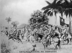 El levantamiento de Céspedes, 1868, década de 1920 de Unbekannt