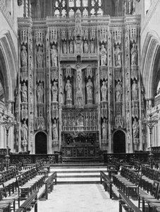 El retablo de la Catedral de Winchester, 1924-1926 de Unbekannt
