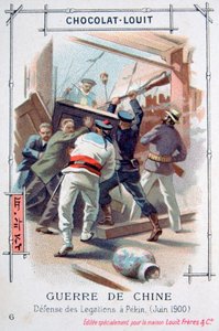 La resistencia del personal diplomático en Pekín, China, Rebelión de los Bóxers, junio de 1900