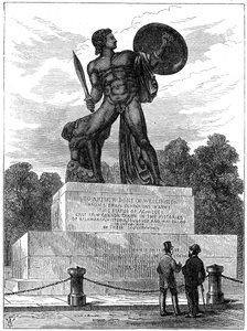 La estatua de Aquiles, Londres, 1891 de Unbekannt