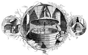 El fogón, la tina de maceración y el cobre, 1886 de Unbekannt