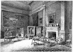 El estudio de John Everett Millais, c. 1880-1882 de Unbekannt