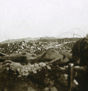 La cumbre, Les Éparges, norte de Francia, c. 1914-c. 1918 de Unbekannt