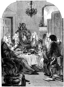 La cena en San Juan, Windsor, siglo XVIII, siglo XIX