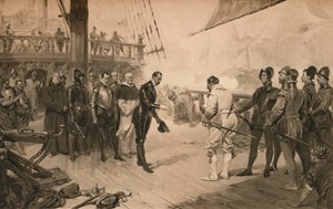 La rendición de Don Anton a Sir Francis Drake, 1 de marzo de 1579 1905 de Unbekannt