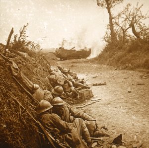 La toma de Courcelles, norte de Francia, junio 1918 de Unbekannt