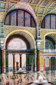 El tepidarium de las Termas de Caracalla, Roma, Italia, 1933-1934 de Unbekannt