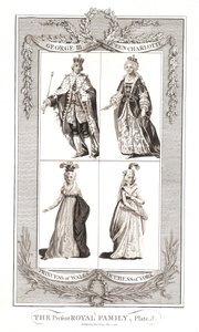 La entonces presente Familia Real Publicado el 9 de mayo de 1795 por Alexander Hogg
