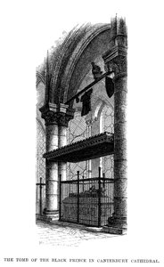 La tumba de Eduardo, el Príncipe Negro, Catedral de Canterbury de Unbekannt